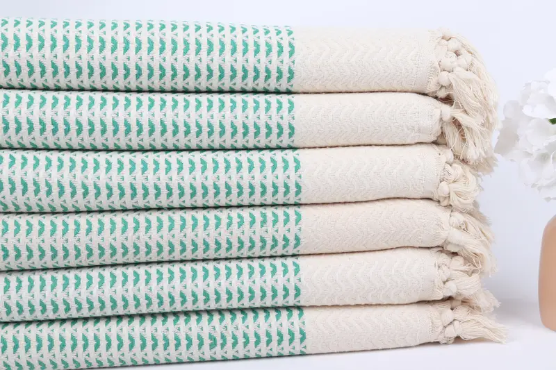 Handmade Turkish hammam towel, Luxury towel, Best Friend Christmas Gift, 76x40 Cotton Diamond Towel, Bachelorette Party Gifts, Custom Wedding Gifts - 8
