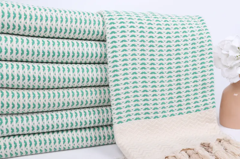 Handmade Turkish hammam towel, Luxury towel, Best Friend Christmas Gift, 76x40 Cotton Diamond Towel, Bachelorette Party Gifts, Custom Wedding Gifts - 5