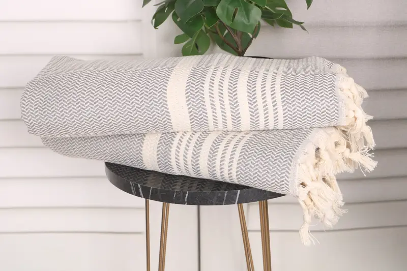 Bachelor Gifts, Gift For Her, Personalized Kitchen Towel, Custom Hand Towel, Best Friend Wedding Gift, Personalized Gift, 40x18 Cotton Striped Towel - 3