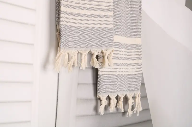Bachelor Gifts, Gift For Her, Personalized Kitchen Towel, Custom Hand Towel, Best Friend Wedding Gift, Personalized Gift, 40x18 Cotton Striped Towel - 8