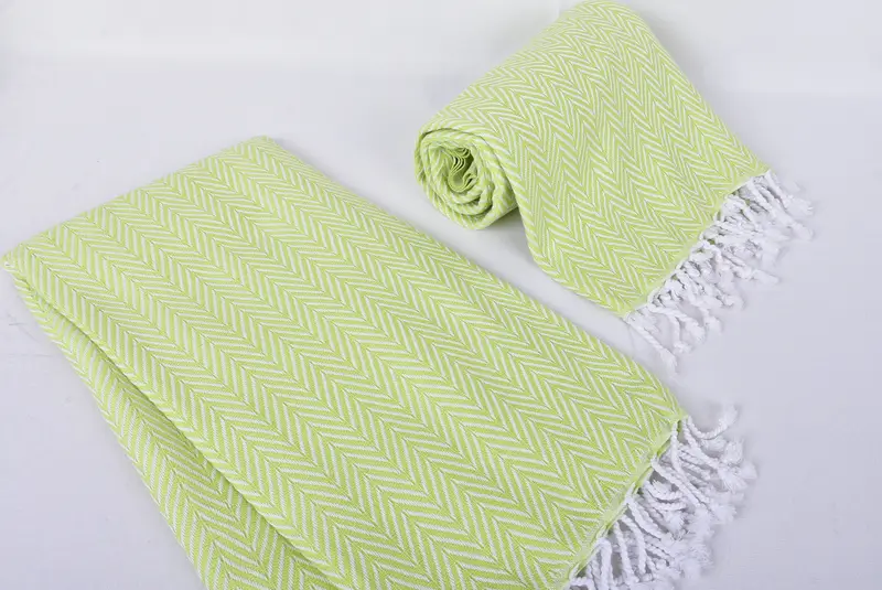 Holiday Towel, 68x40 Cotton Zig zag Towel, Large Beach Towel Personalized, Bachelorette Gifts, Wedding For Favor, Bridesmaid Gift, Best Friend Gift - 7