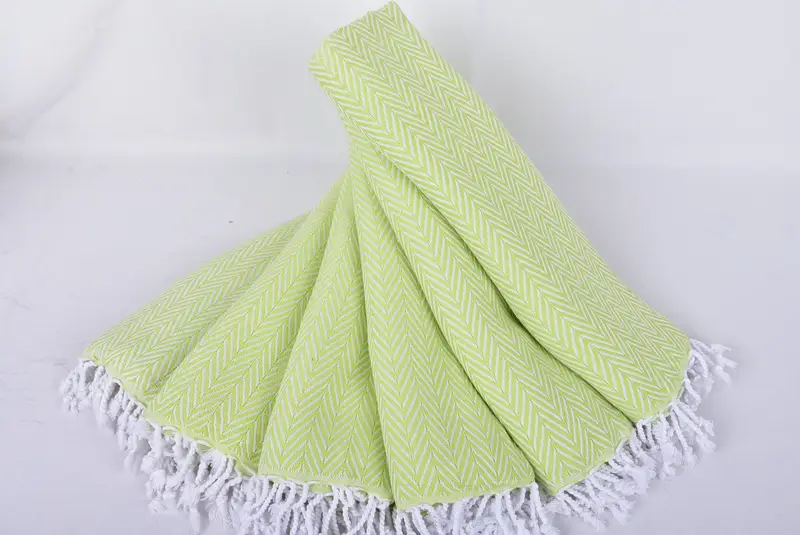 Holiday Towel, 68x40 Cotton Zig zag Towel, Large Beach Towel Personalized, Bachelorette Gifts, Wedding For Favor, Bridesmaid Gift, Best Friend Gift - 4