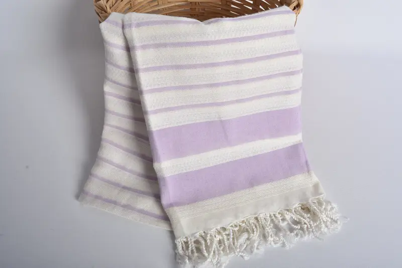 Wedding Towel, Personalized Gift For Him, Bachelor Bachelorette Party Favors, Organic towel, 70x40 Cotton Striped Towel, Gym Towel, Peshtemal Towel - 5