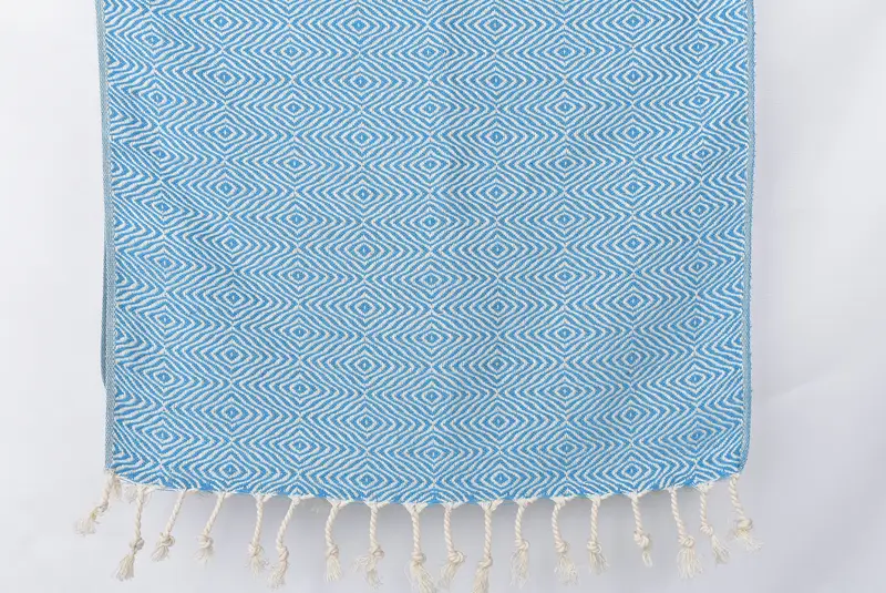 Monogrammed Hand Towel, 36x18 Cotton Zigzag Diamond Towel, Grandma Gift, Guest Towel, Personalized Hand Towel, Personalized Gift, Holiday Towel - 8