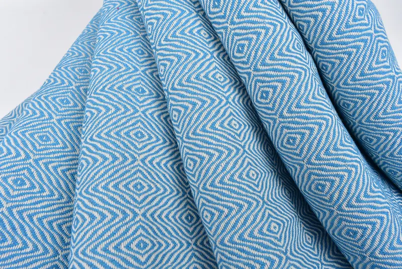 Monogrammed Hand Towel, 36x18 Cotton Zigzag Diamond Towel, Grandma Gift, Guest Towel, Personalized Hand Towel, Personalized Gift, Holiday Towel - 5