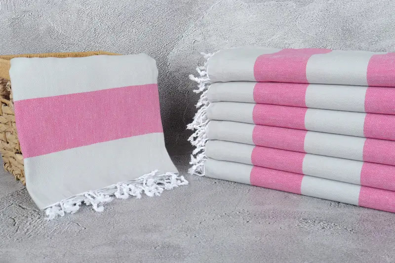 Bachelorette Party Decorations, Embroidered Towel, Turkish Towel Beach Towel, Handmade Gift, 70x40 Cotton Striped Towel, Personalized Gifts - 3