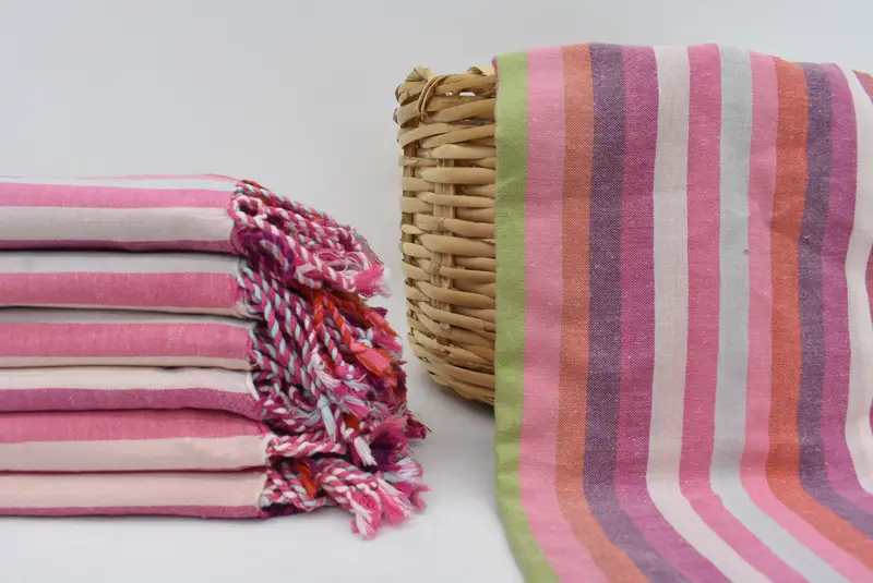 Gifts For Him, Quick-Dry Beach Towel, 70x36 Cotton Striped Towel, Wedding Gift Ideas, Best spa Turkish towel for luxury home decor, Fouta towel