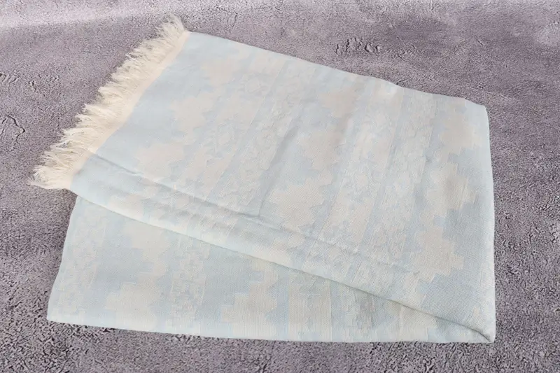 Absorbent Turkish towel, 70x40 Cotton Kilim Towel, Yoga Towel, Bachelorette Party Decorations, Monogram Turkish Towel, Personalized Gift For Her - 6