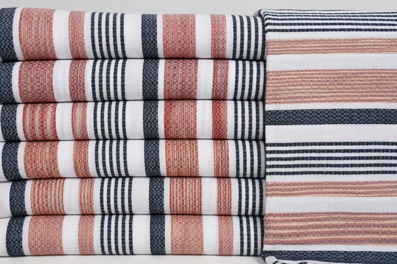 Housewarming Gift, Handwoven Turkish Towel, Spa Towel, Valentines Day Gift For Him, 70x40 Cotton Striped Towel, Quick-dry towel, Beach Towel Bulk - 1