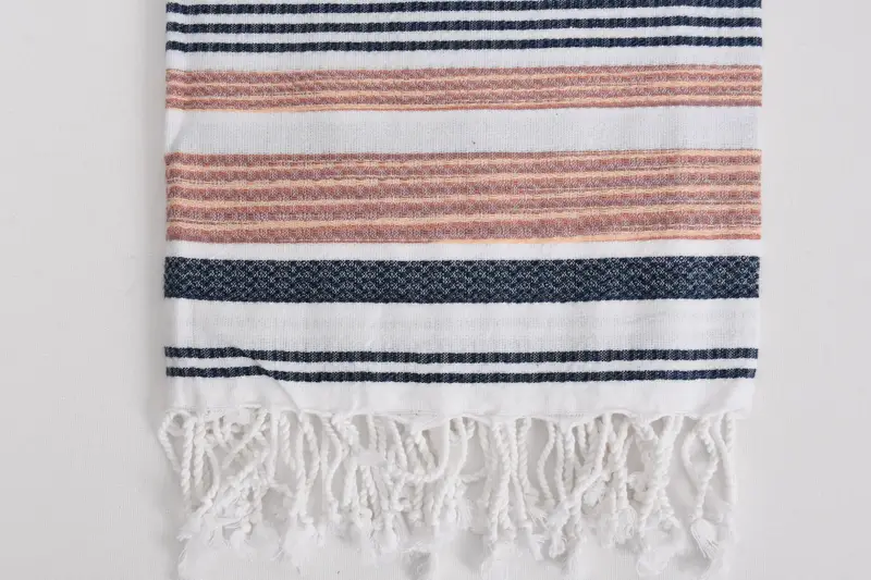 Housewarming Gift, Handwoven Turkish Towel, Spa Towel, Valentines Day Gift For Him, 70x40 Cotton Striped Towel, Quick-dry towel, Beach Towel Bulk - 3