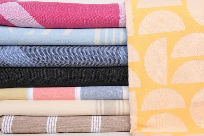 Bachelorette Party Favors, Grandma Gift, Personalized Bridesmaid Gift, Bridal Shower Favors, Turkish Towel Beach Towel, 70x40 Cotton Set of 8 Towel - 1