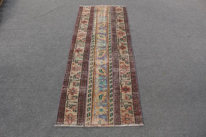 Canlı Fas Halısı, 2,1x5,5 ft Turuncu ve Kırmızı