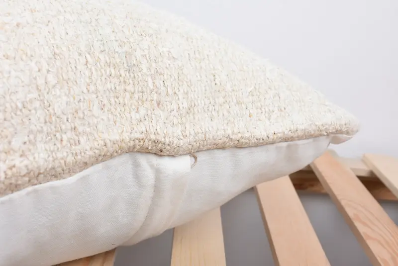 Office Chair Cushion Cover, 18x18 White Pillow Sham, Ethnical Kilim Rug Pillow, Customized Cushion, Boho Pillow, Pillow Cover, Vintage Pillow - 7