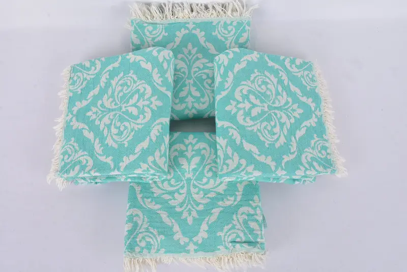 68x36 Cotton Baroque Towel, Bridesmaid Gifts, Beach Theme Wedding Gift, Scarf Towel, Quick-dry peshtemal, Quick-dry towel, Baby Boy Gift - 6
