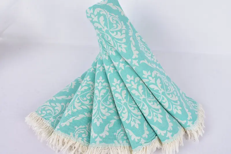 68x36 Cotton Baroque Towel, Bridesmaid Gifts, Beach Theme Wedding Gift, Scarf Towel, Quick-dry peshtemal, Quick-dry towel, Baby Boy Gift - 4