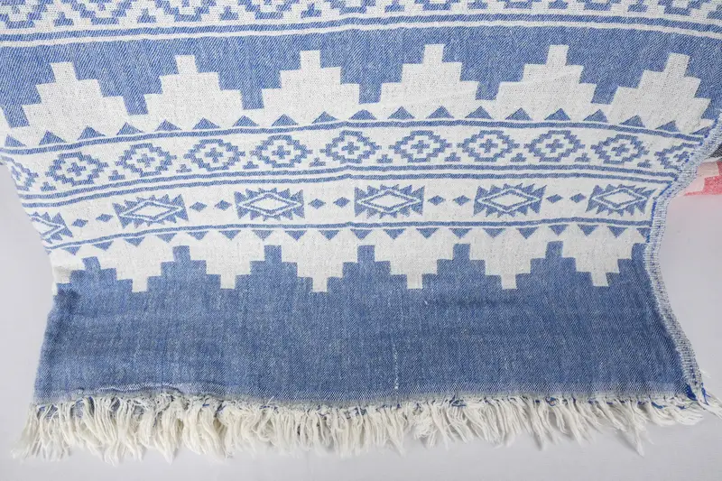Turkish Tablecloth, Turkish Blanket, Bridal Shower Gift, Halloween Gifts, Bachelorette Gifts, 86x56 Cotton Kilim Towel, Bachelorette Large Towel - 2