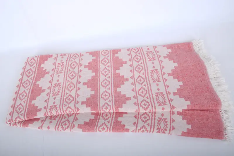 Turkish Tablecloth, Turkish Blanket, Bridal Shower Gift, Halloween Gifts, Bachelorette Gifts, 86x56 Cotton Kilim Towel, Bachelorette Large Towel - 4