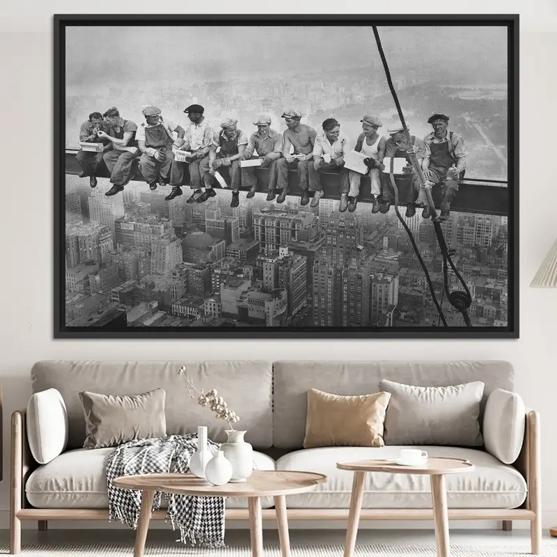 Nueva York, 11 hombres: arte popular en lienzo impreso