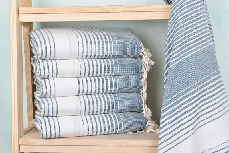 Bachelor Party Favors, Custom Wedding Gifts, 60x38 Cotton Striped Towel, Monogram Turkish Towel, Personalized Gift, Gift Boxes Towel, Guest Towel - 2