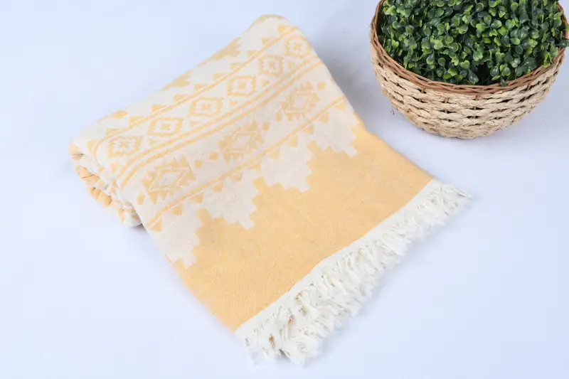 Bachelorette Gifts, Turkish Bedspread, Bridesmaid Gifts Personalized, Boho Throw Blankets, 86x56 Cotton Kilim Towel, Personalized Gifts - 3