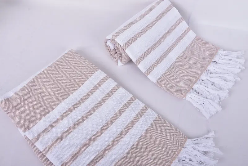 Bachelor Gifts, Custom Wedding Gift, Pool Towels, 70x40 Cotton Herringbone Towel, Welcome Wedding Gift, Bridemaids Beach Towel, Custom Beach Towel - 7