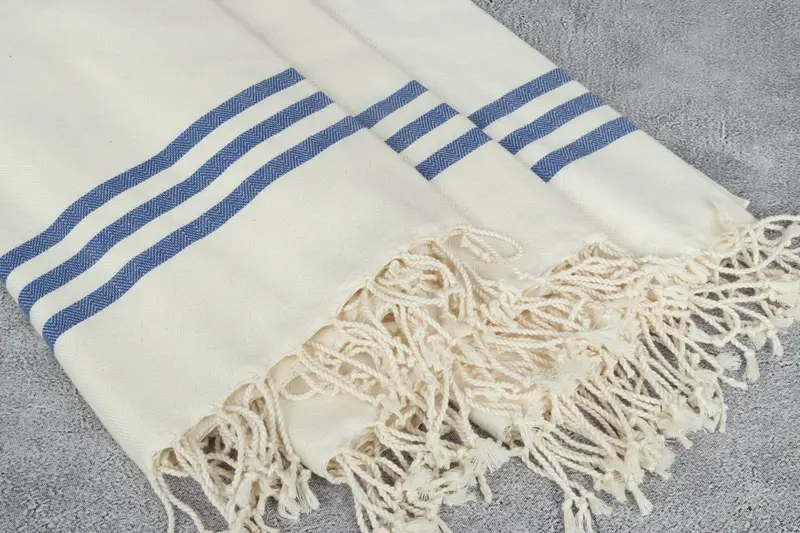 Maid Of Honor Gift, Bridesmaid Towel, Beach Towel Gift, 70x40 Cotton Striped Towel, Turkish Towel USA, Turkish beach towel, Wedding Anniversary Gift - 5