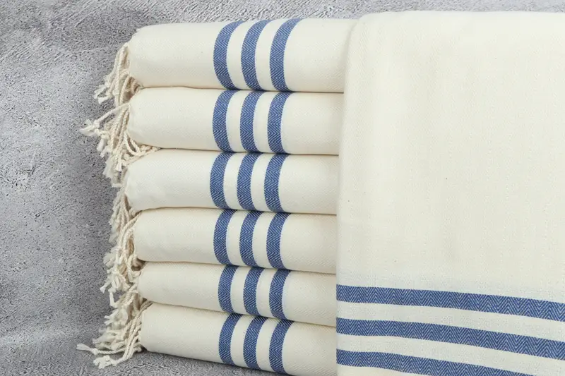 Maid Of Honor Gift, Bridesmaid Towel, Beach Towel Gift, 70x40 Cotton Striped Towel, Turkish Towel USA, Turkish beach towel, Wedding Anniversary Gift - 1