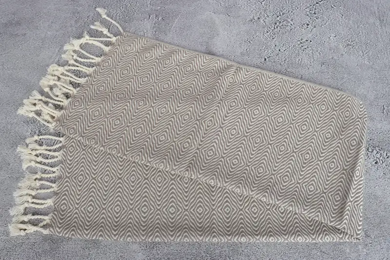 Personalized Gifts, Turkish Hand Towel, Maid Of Honor Gift, Personalized Hand Towel, Gift For Wedding Day, 36x18 Cotton Zigzag Diamond Towel - 6