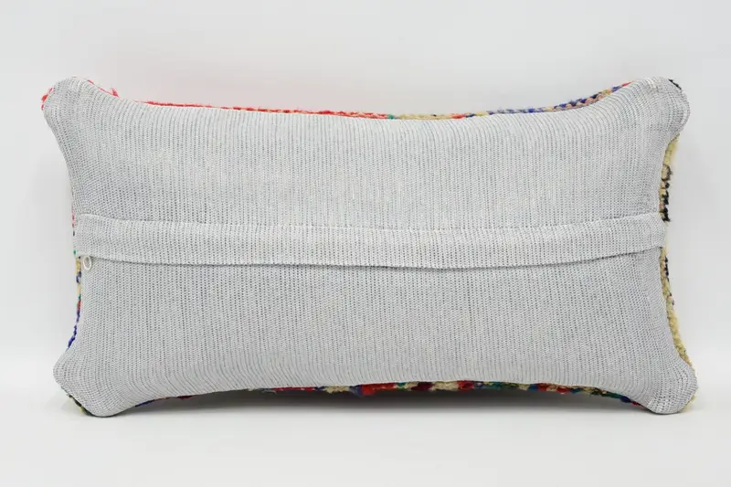 Indoor Pillow Sham, Cushion Cover, Vintage Kilim Pillow Cushion Case, Gift Pillow, Interior Designer Pillow, 8x16 Red Pillow, Kilim Cushion Sham - 6