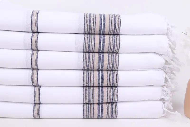 Bridesmaid Gift Towel, Best Beach Towel, Mexico Bachelorette Party Gifts, Absorbent towel, Best Friend Christmas Gift, 70x40 Cotton Striped Towel - 3