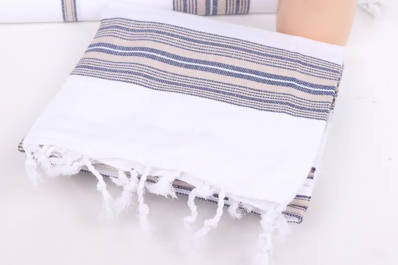 Bridesmaid Gift Towel, Best Beach Towel, Mexico Bachelorette Party Gifts, Absorbent towel, Best Friend Christmas Gift, 70x40 Cotton Striped Towel - 5