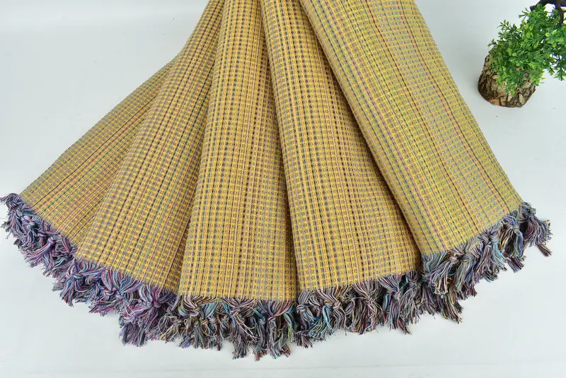 Bride Gift, Woven Throw Blanket, Turkish Tablecloth, Girl Trip Party Favor, Custom Blanket, Throw Blanket Couch, 92x88 Cotton Geometric Towel - 4