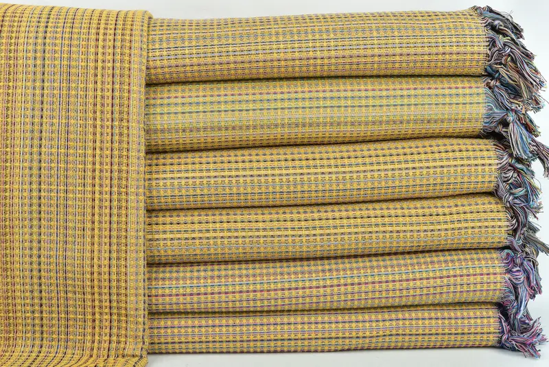 Bride Gift, Woven Throw Blanket, Turkish Tablecloth, Girl Trip Party Favor, Custom Blanket, Throw Blanket Couch, 92x88 Cotton Geometric Towel - 1