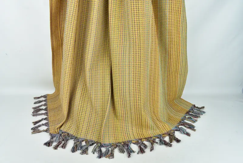 Bride Gift, Woven Throw Blanket, Turkish Tablecloth, Girl Trip Party Favor, Custom Blanket, Throw Blanket Couch, 92x88 Cotton Geometric Towel - 8