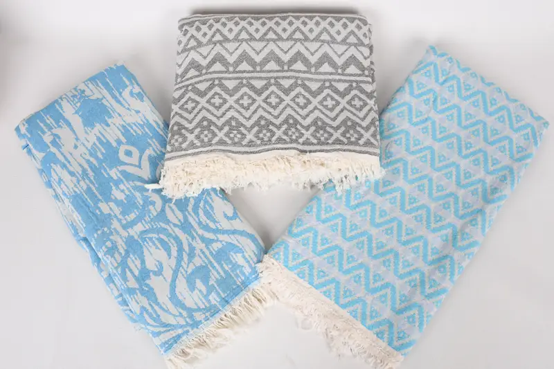 Beach Bachelorette Party Decorations, 80x60 Cotton Set of 5 Towel, Bachelorette Gifts, Bridal Shower Gift, Boyfriend Gift, Throw Blanket Couch - 7