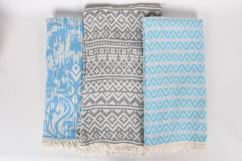 Beach Bachelorette Party Decorations, 80x60 Cotton Set of 5 Towel, Bachelorette Gifts, Bridal Shower Gift, Boyfriend Gift, Throw Blanket Couch - 8