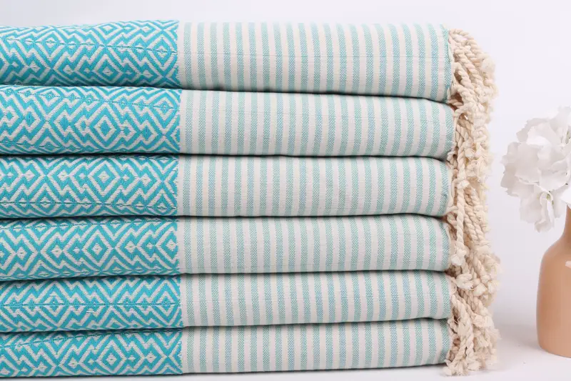 Personalized Gifts, Bachelorette Party Favors Beach, Turkish hand towel, 76x38 Cotton Diamond Towel, Handwoven Turkish Towel, Bridal Shower Gift - 3