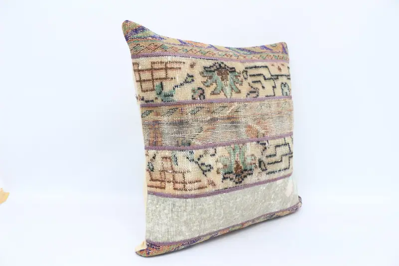 28x28 Beige Pillow Case, Outdoor Patio Cushion Case, Turkish Corner Pillow, Pillow Case, Boho Pillow, Gift Pillow, Home Decor Pillow - 3