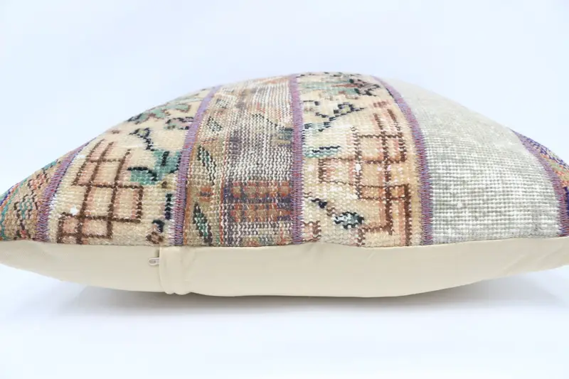 28x28 Beige Pillow Case, Outdoor Patio Cushion Case, Turkish Corner Pillow, Pillow Case, Boho Pillow, Gift Pillow, Home Decor Pillow - 5