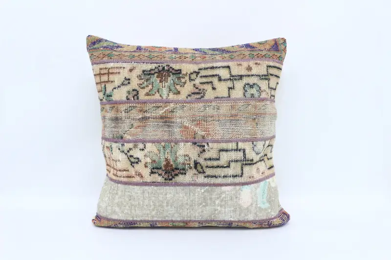 28x28 Beige Pillow Case, Outdoor Patio Cushion Case, Turkish Corner Pillow, Pillow Case, Boho Pillow, Gift Pillow, Home Decor Pillow - 1