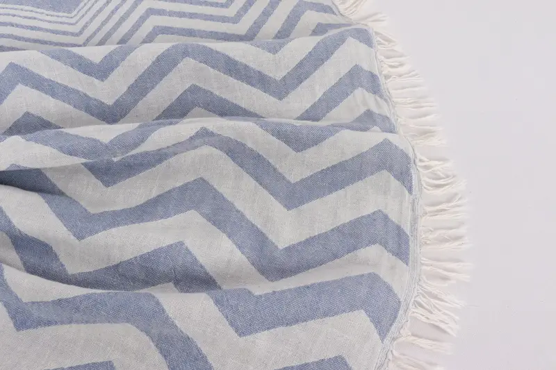 Organic Tea Towel, Turkish Towel Hand Towel, Bathroom Hand Towel, Wedding Gift, Gym Towel, Turkish Tea Towel, 40x24 Cotton Zigzag Design Towel - 8