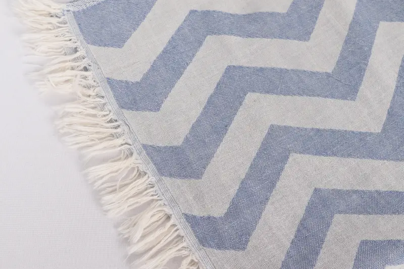 Organic Tea Towel, Turkish Towel Hand Towel, Bathroom Hand Towel, Wedding Gift, Gym Towel, Turkish Tea Towel, 40x24 Cotton Zigzag Design Towel - 7