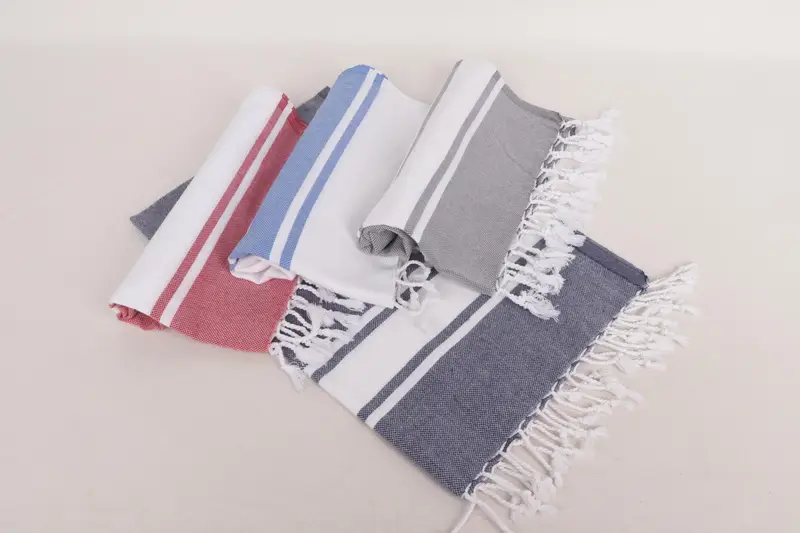 Personalized Gifts, Bachelorette Towel, Turkish Tea Towel, Wedding Favors, 36x24 Cotton Striped Towel, Turkish Towel Monogram, Valentines Day Gift - 5
