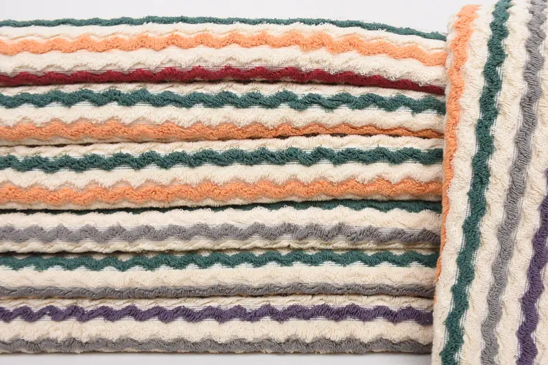 Personalize Gift, Bachelor Gifts, Bachelorette Party Decorations, 70x40 Cotton Pom Pom Zigzag Design Towel, Bachelorette Party Gifts Bridesmaids - 2