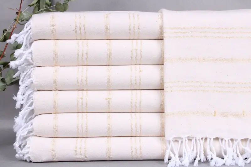 Face Towel Beige Subcategory Bath Towel, Handwoven Organic Turkish Cotton, 22x36 Inches