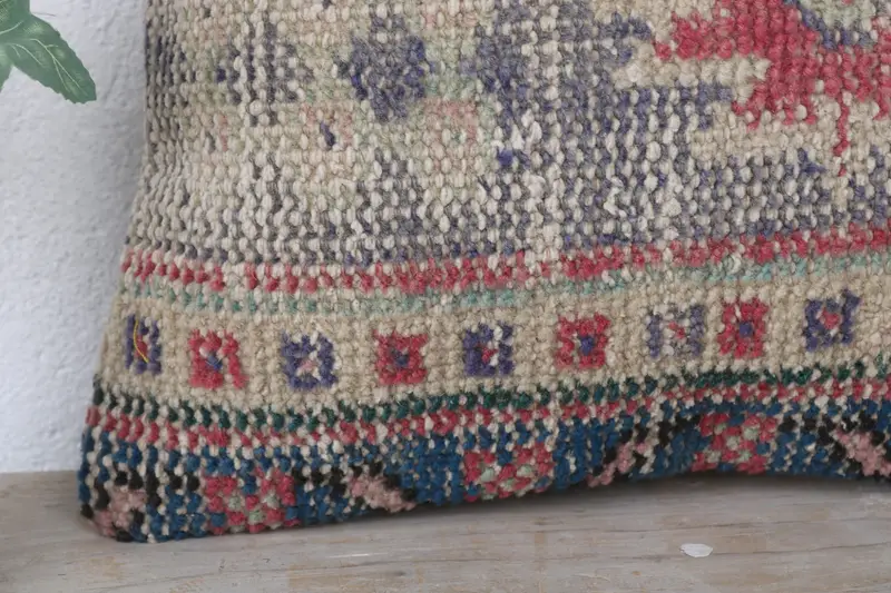 Pillow Sham, 12x12 Green Pillow, Pillow for Couch, Gift Pillow, Garden Cushion Case, Muted Cushion, Kilim Pillow, Wholesale Cushion Cover - 3