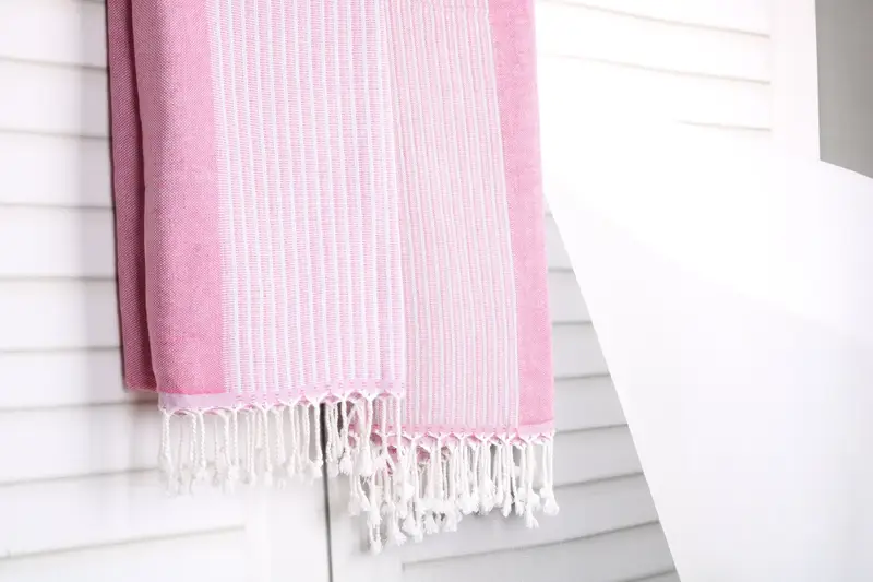 Bridesmaid Gift Towel, Personalized Bridesmaid Gift, Merry Christmas Gifts, 70x36 Cotton Striped Towel, Wedding Favors, Peshtemal Towel USA - 8