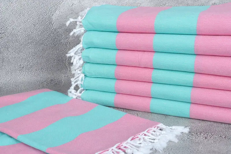 Organic towel, 70x40 Cotton Striped Towel, Cancun Bachelorette Party Gift Ideas, Custom Wedding Gifts, Beach towel, Merry Christmas Gifts - 2