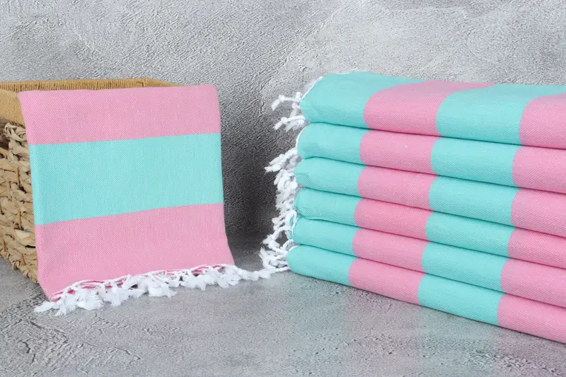 Organic towel, 70x40 Cotton Striped Towel, Cancun Bachelorette Party Gift Ideas, Custom Wedding Gifts, Beach towel, Merry Christmas Gifts - 3