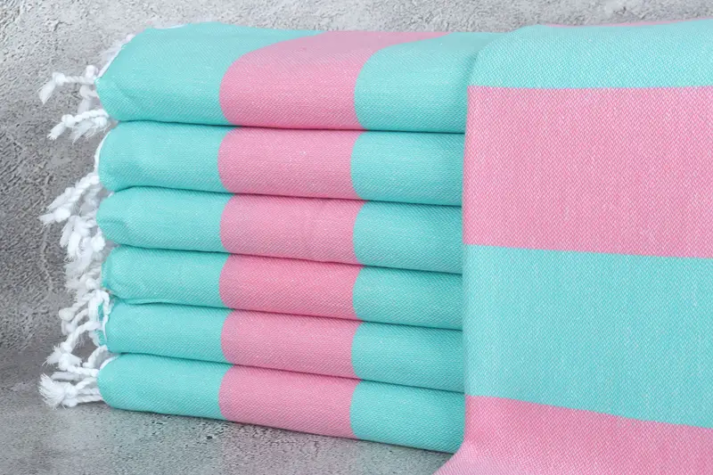 Organic towel, 70x40 Cotton Striped Towel, Cancun Bachelorette Party Gift Ideas, Custom Wedding Gifts, Beach towel, Merry Christmas Gifts - 1